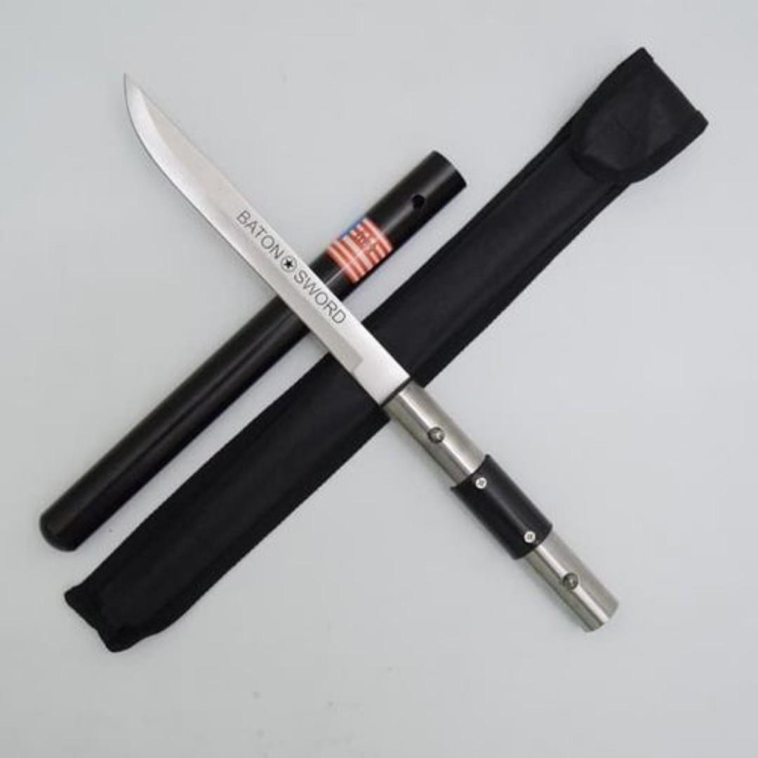 long pipe knife ,dagger knife,baton hunting knife