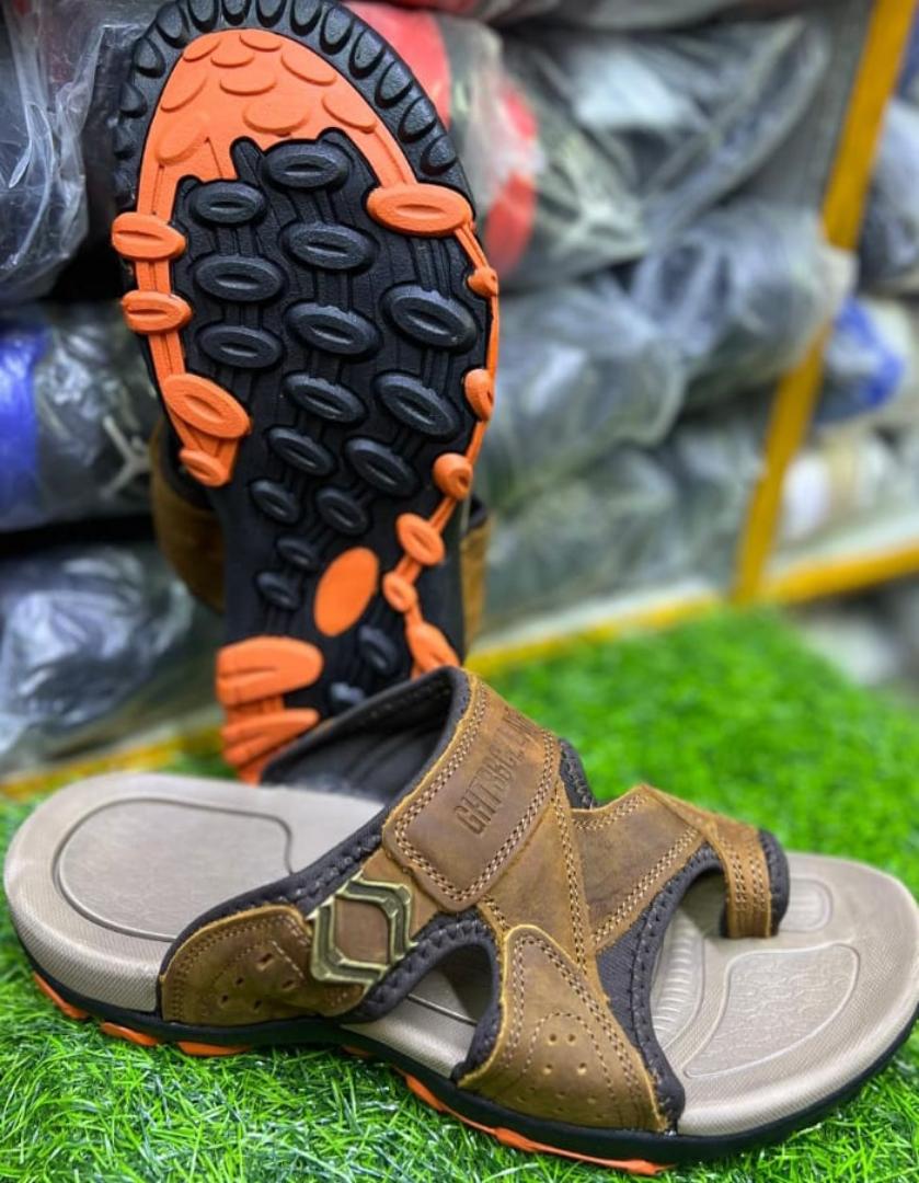 genuine leather open shoes, men sandals, men open shoes