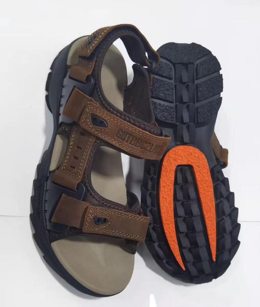 leather sandals, leather open shoes, men open shoes