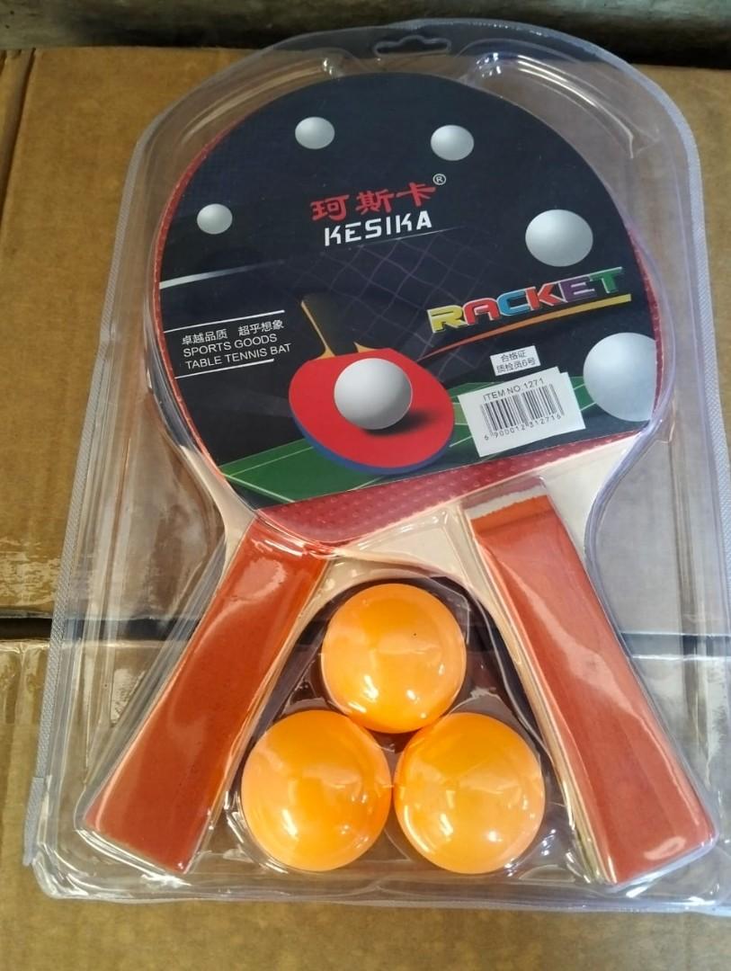 table tennis rackets with balls, tennis balls, tennis rackets