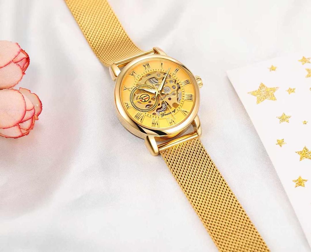 ladies wrist watches, forsining automatic watch, skeleton watch