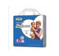 Softcare Baby Diapers,Massive Absorption (absorbs 25* its weight.) Super Dry (Keeps baby Skin dry) Blankie Soft( Blanket-like Softness, keep baby comfortable).