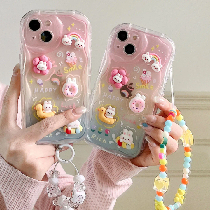 Rainbow doll Phone Case Fashion Silicone Shockproof Cover.Infinix Hot 8, Hot 9, Oppo A18, Oppo A17, Oppo A38,Samsung A04E, Samsung A15, Samsung A05, Samsung A03 core.