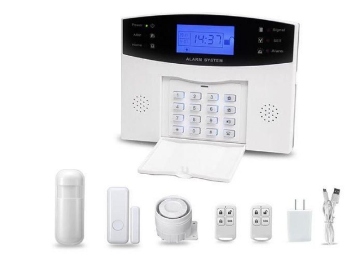 SMART  HOME LCD  GSM ALARM SYSTEM