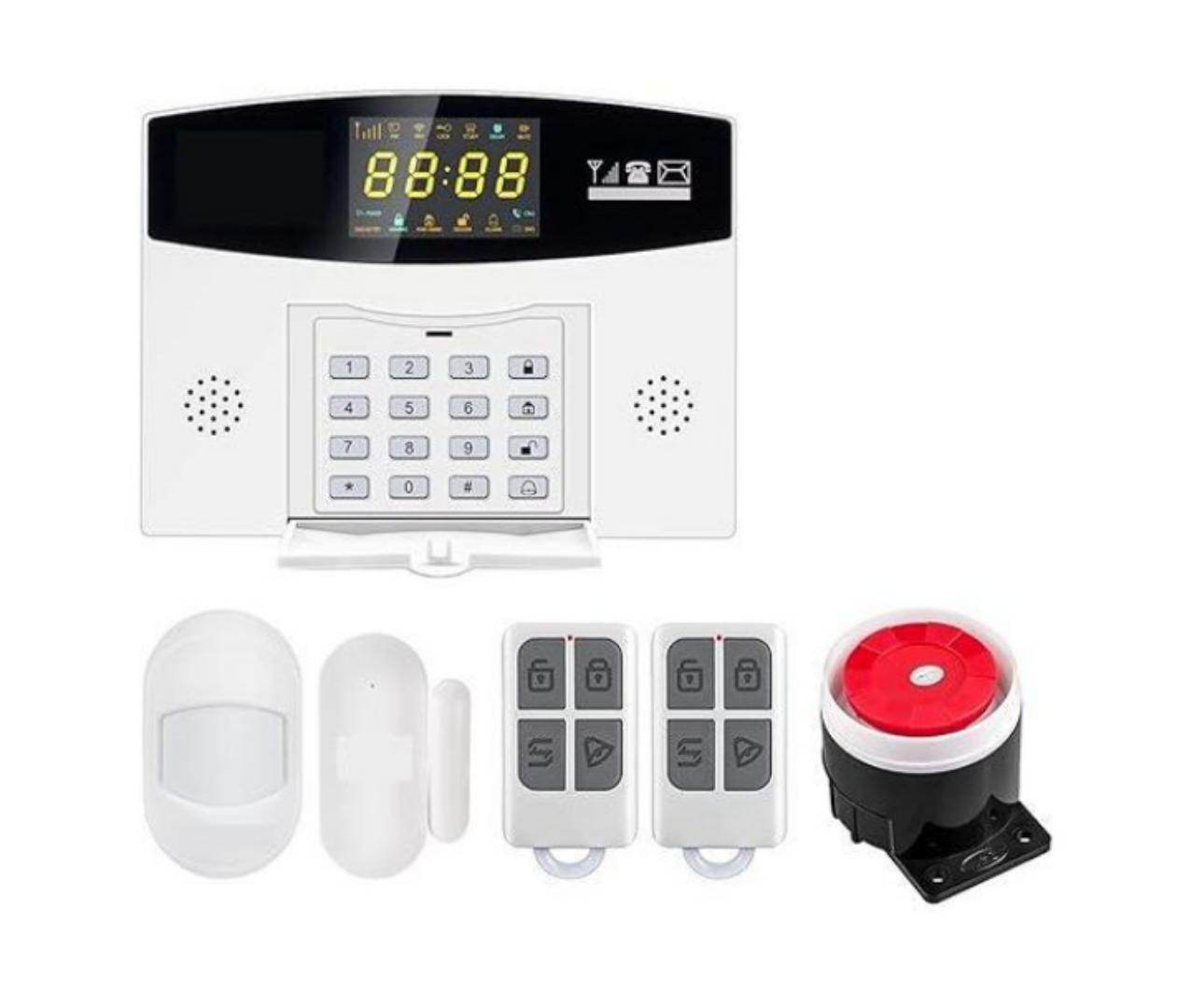 SMART  HOME LCD  GSM ALARM SYSTEM