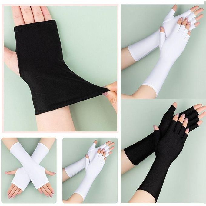 UV Protection Manicure Hand Gloves to Protect Your Hands from UV Radiation