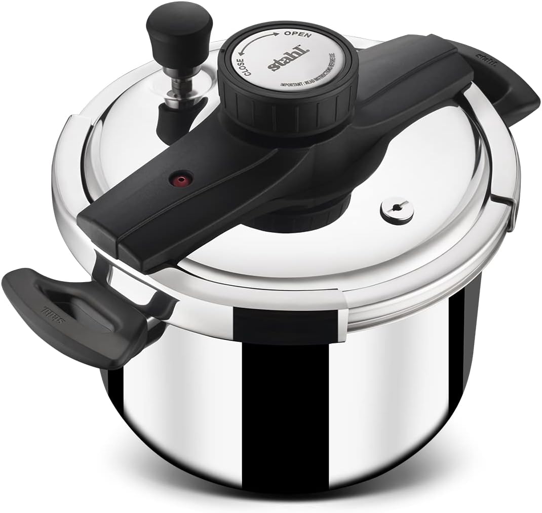 5 Ltr Versatile stainless Steel pressure Cooker (Stahl)