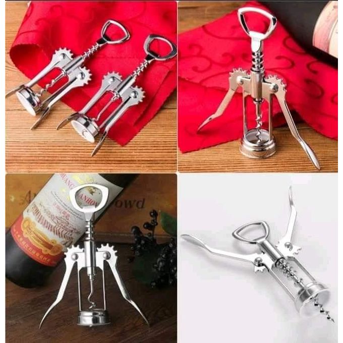 1pc Multifunctional Cork Screw/Manual Wine Opener