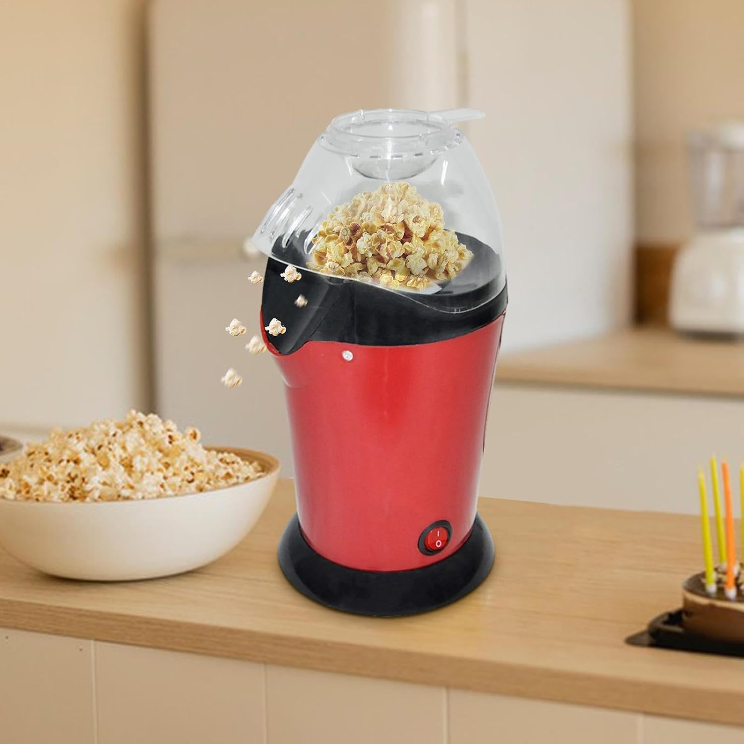 1200W Oil free popcorn maker or Popcorn Machine for Home use