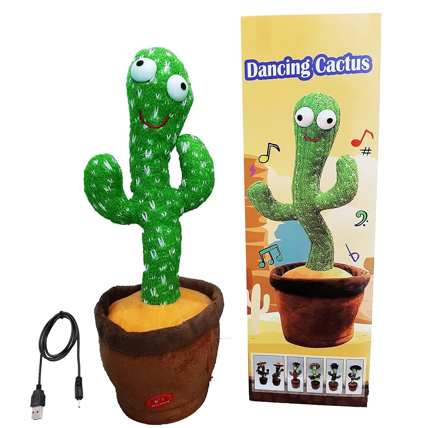 Dancing Cactus Baby Talking and Mimicking Toy