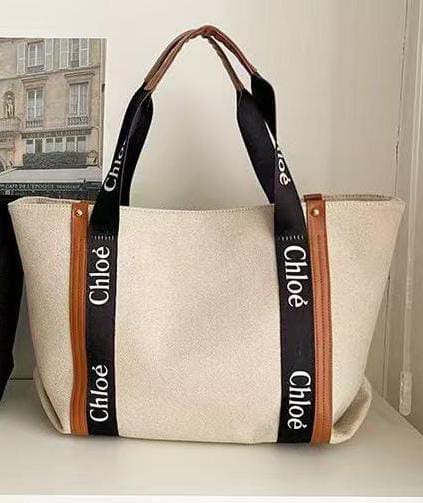 New Arrival Hot Selling Large Capacity Canvas Tote Bag Handbag For Women Fashion Shopping Campus Shoulder With Zipper Laptop Bag