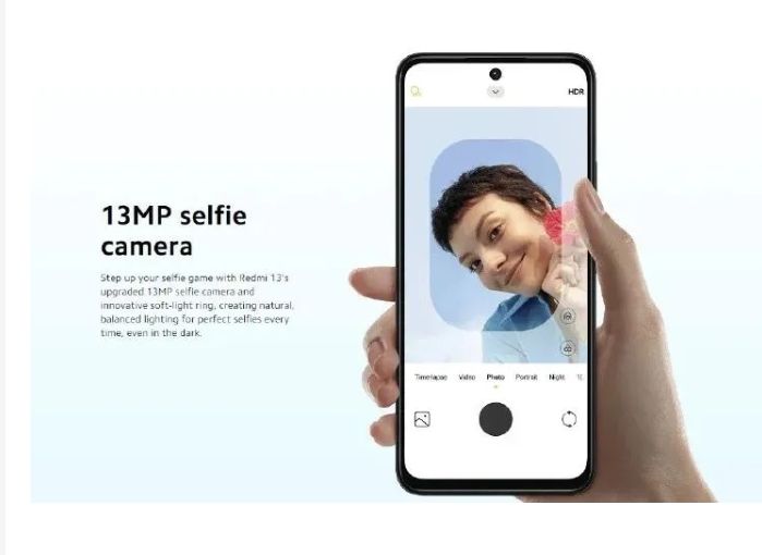 [New Arrival] XIAOMI Redmi 13 128GB ROM+8GB RAM 6.79" Display 108MP AI Super Camera, 5030mAh octa core mediateck helio G91 ultra (12nm) (Dual Sim) -Smartphones Phones
