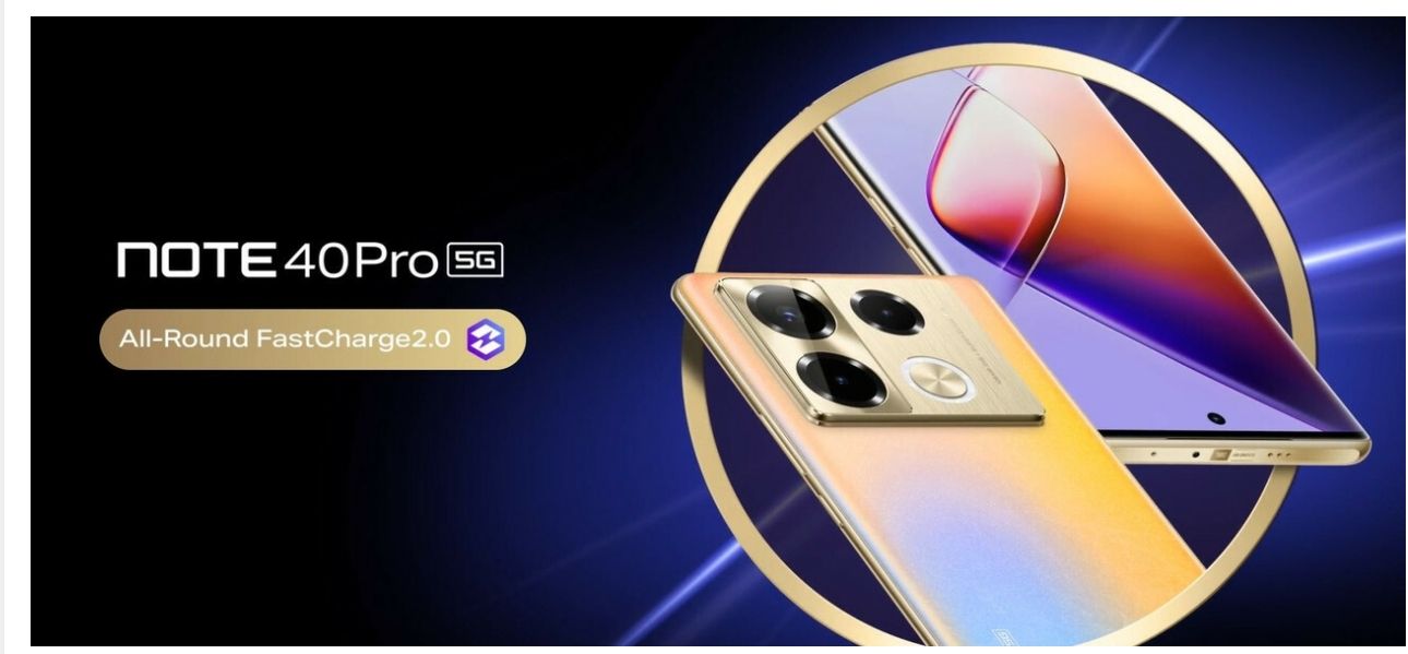 Infinix Note 40 Pro, 6.78'', 256GB + 8GB RAM (UPTO 16GB RAM), Dual SIM, 5000mAh, Black (1YR WRTY)