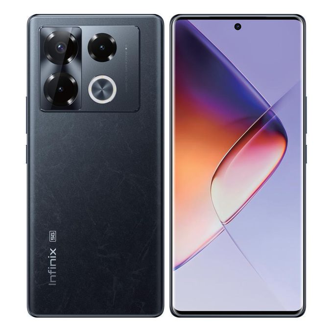 Infinix Note 40 Pro+ 5G, 6.78", 256GB + 12GB RAM (UPTO 24GB), 5000mAh, Obsidian Black (1YR WRTY)
