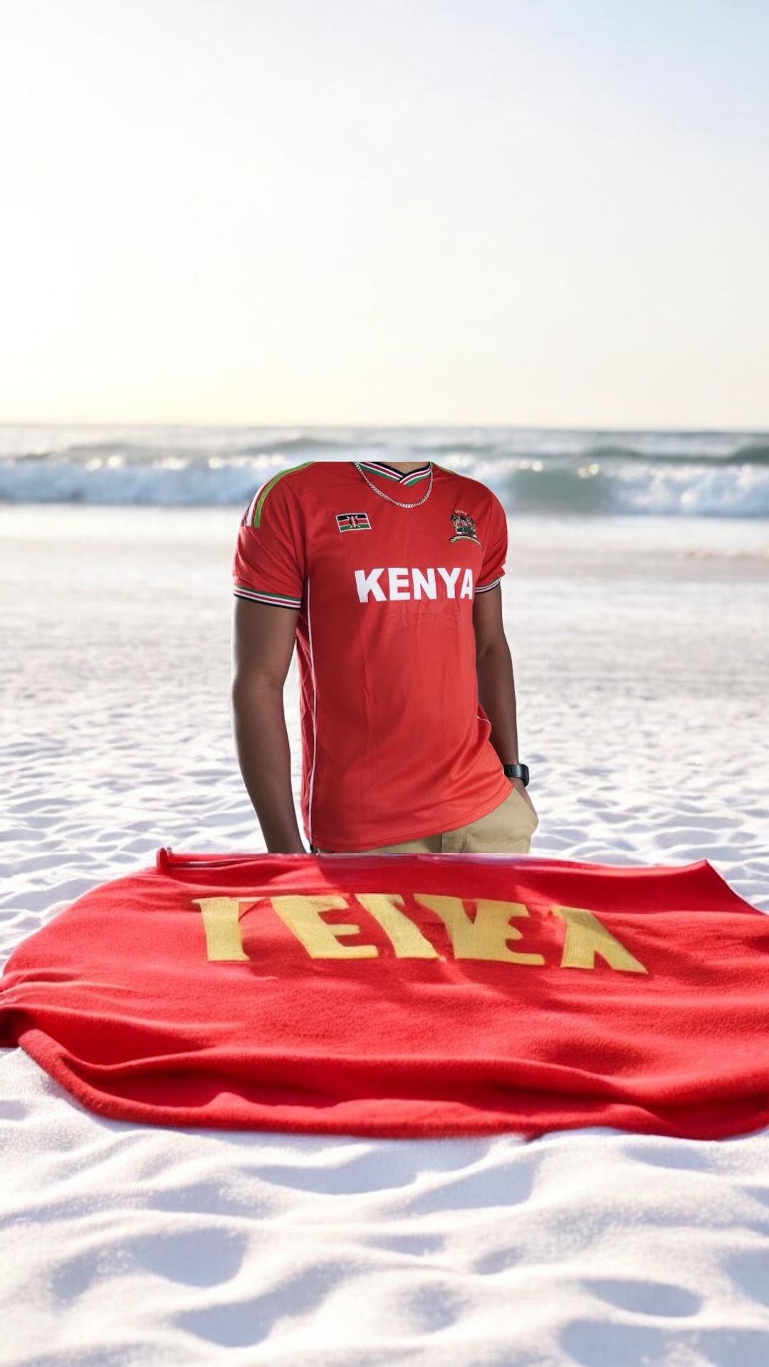 Unisex Kenyan Jersey Team Kenya Soccer Jersey Kenyan Flag T-Shirt Football Jersey Futaa Jersey Kenya Tshirt Weekend/Daywear Gymwear Gameday Streetwear Airport Aesthetics Chill Travel Errands Limitless