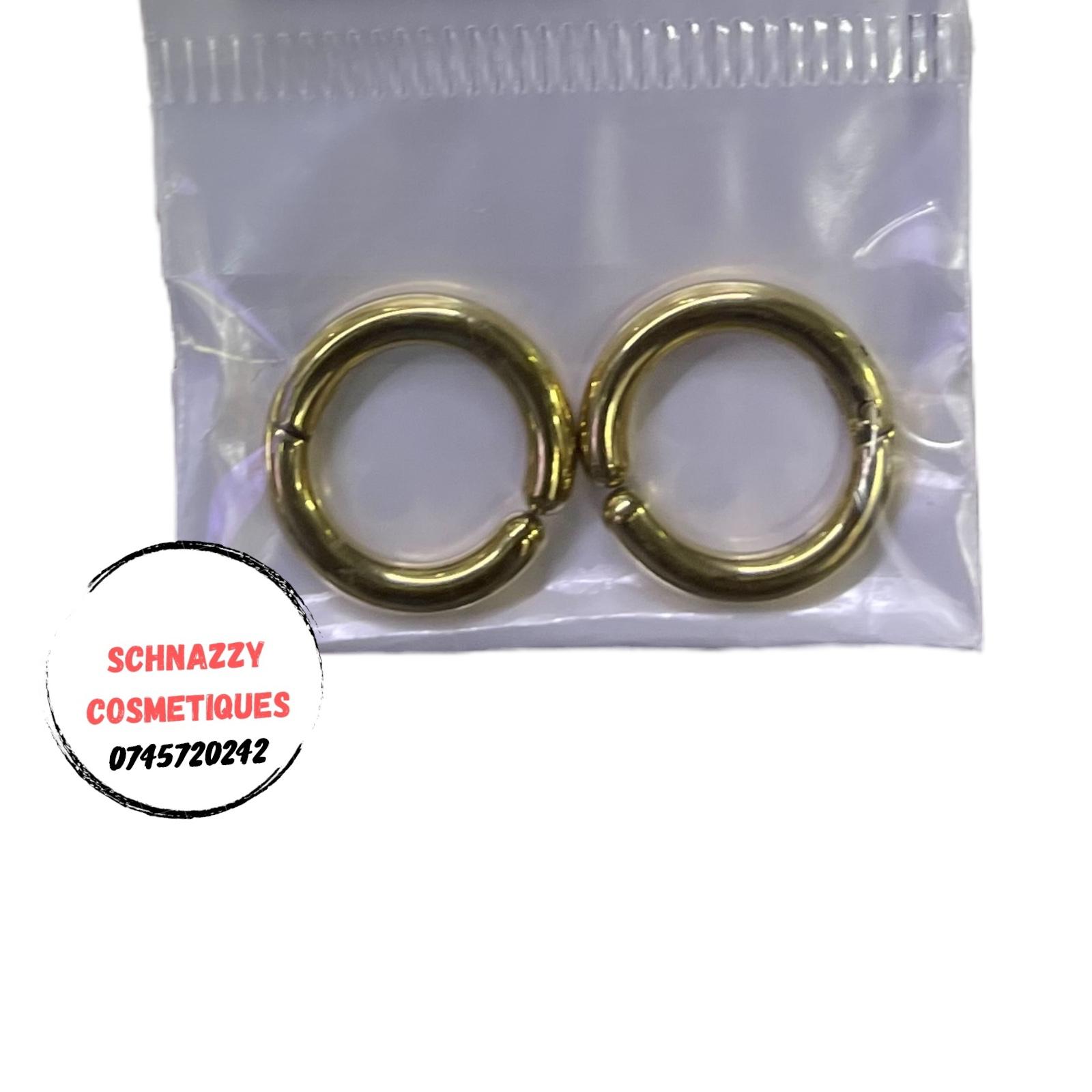 Ear Cuffs Clip-on Hoop Earrings Men & Women Studs Non-Piercing Metal Cuff Clipon Earrings Men Studs Men Tiny Earrings