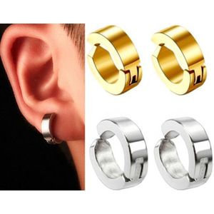 Ear Cuffs Clip-on Hoop Earrings Men & Women Studs Non-Piercing Metal Cuff Non-Piercing Ear Mens Jewelry Stainless Steel Clip-on Earrings