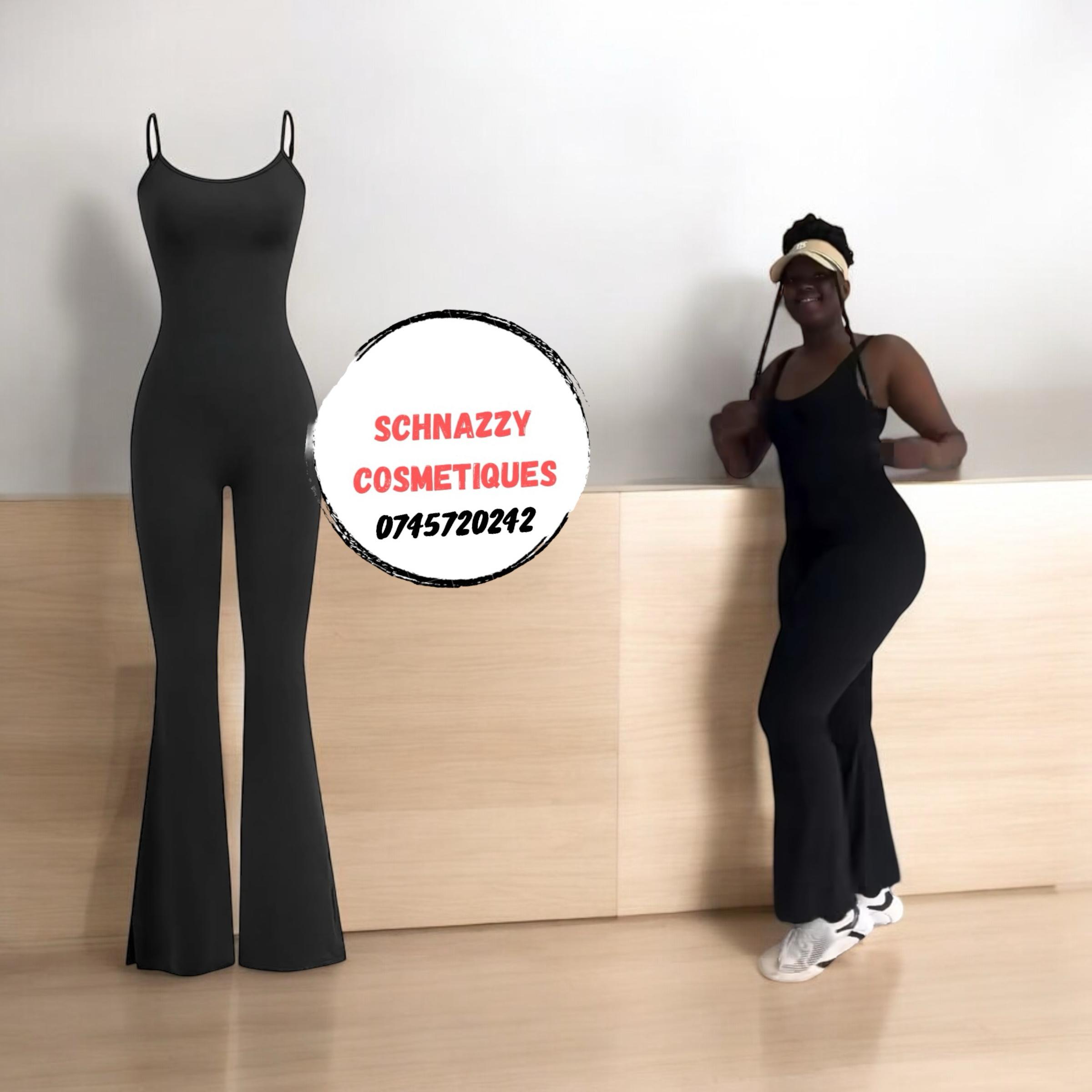 New Arrivals Trending Flared Jumpsuit Lightweight Flared Bottom Wide Leg Pants Women Jumpsuit Casual Fashion One Piece Cami Tank Top JumpSuit Everywhere Wear Ladies Baddie Trendy (Fits Sizes 8-12)