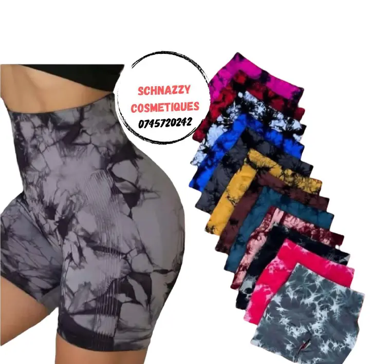 SALE Trending Women Gym Shorts 1pc Workout Shorts Tiedye Tie and Dye Shorts Patterned Prints Biker Shorts Bike Shorts Good Stretch Tight Fit Breathable Sculpting Sexy Cosy Wear Booty Shorts