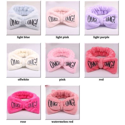 New Arrivals Sale Trending OMG Bow Headband Soft Plush Stretchy Multifunction Cute Style Aesthetics Protect Hair Slips Face Wash Bathroom Makeup Photography  Lounging Travel Outdoor Wear Limitless