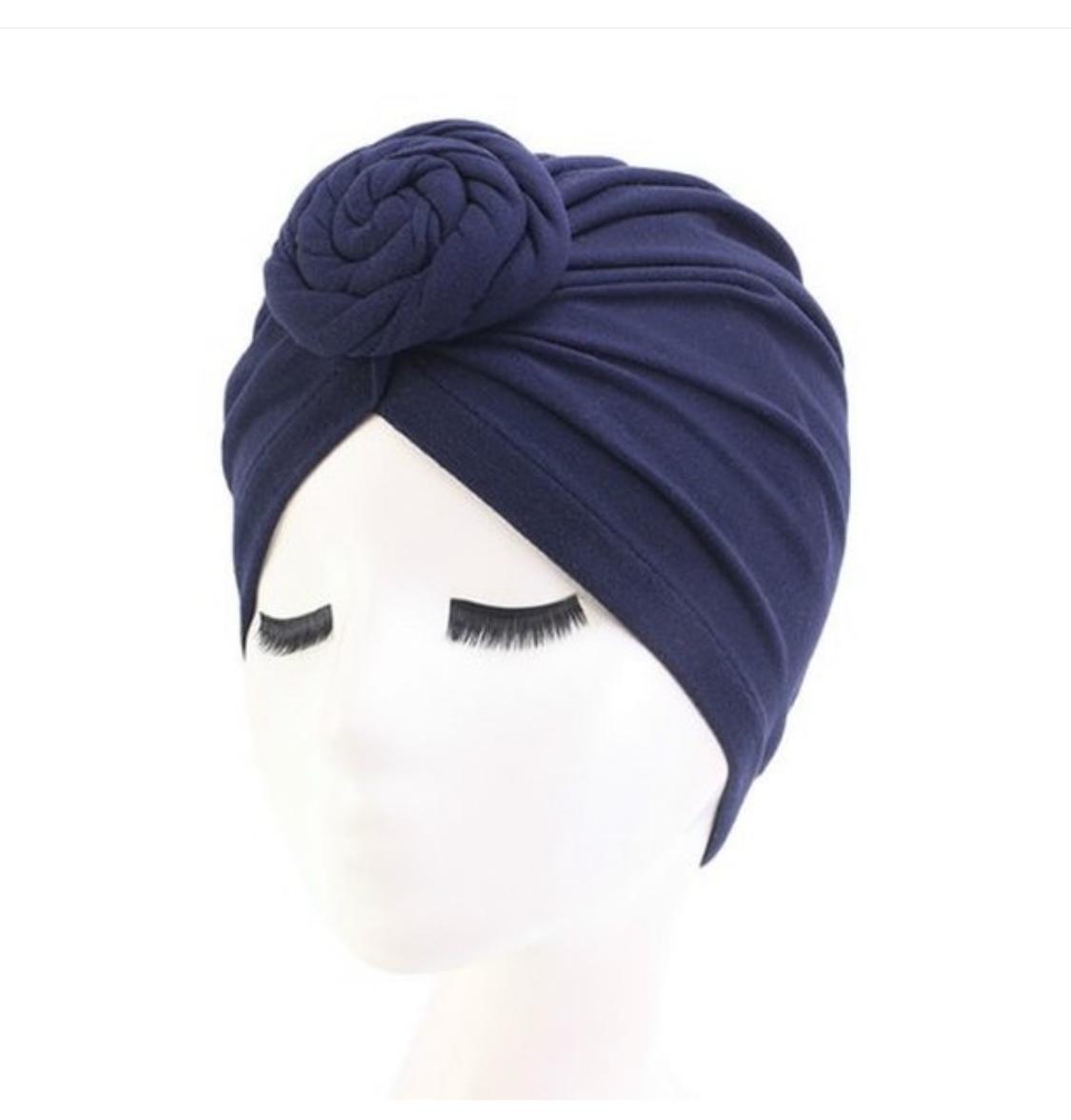 Best Seller Fashion Women Pre Tied Soft African Knotted Turbans Indian Style Twisted Turban Stretchy Easy Slip On Lightweight Durable Colorful Statement Piece Women Ladies Headscarf Turban Beanie Cap