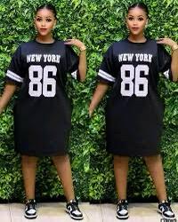New Arrival Trending Oversized Baseball Jersey Long Tshirt Dress Women Oversized Tees Baseball Tees Numbered Tshirts NFL TShirts Unisex
