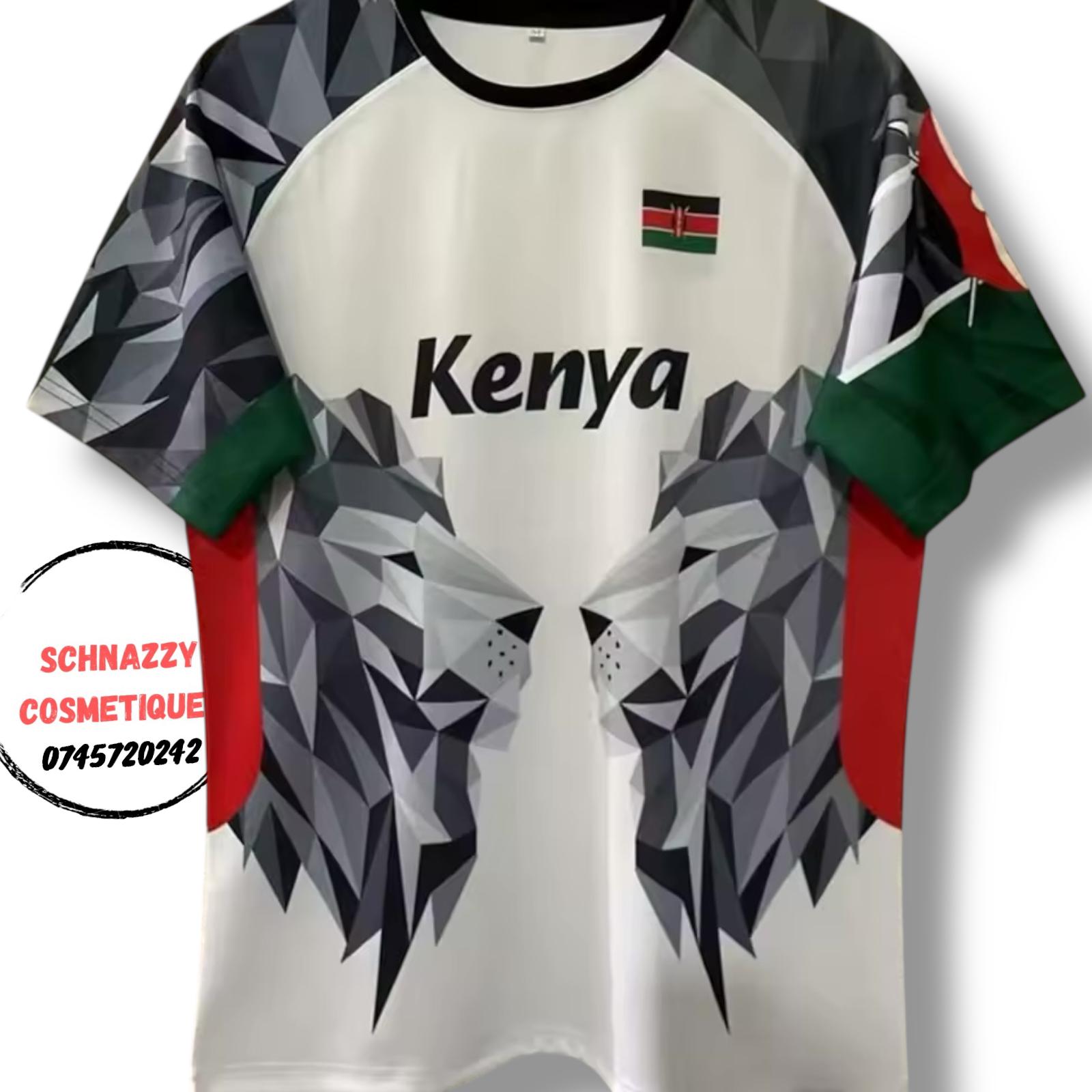 NEW TREND Unisex Kenyan Jersey Team Kenya RUGBY Jersey Kenyan Flag Soccer Soka Football Futaa Match Kenya Tshirt Weekend Daywear Gym Fitness Gameday Streetwear Airport Aesthetics Chill Travel Errands