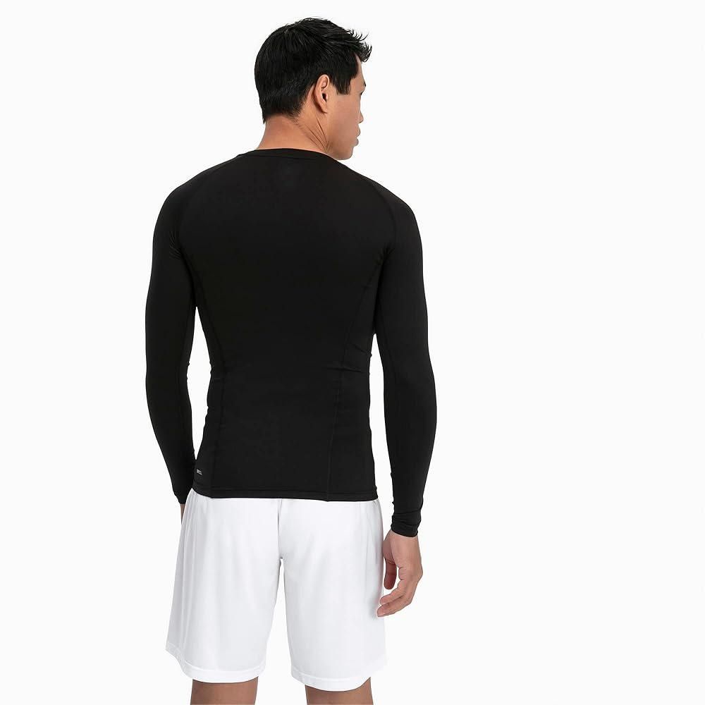 Men's Baselayer Shirt Alpha Skin Sport Long-Sleeved Workout Top Tee Pregame Fitness Tactical Gym Shirts Compression Running TShirt For Men Base Top One Size Fits All Stretchy Lightweight