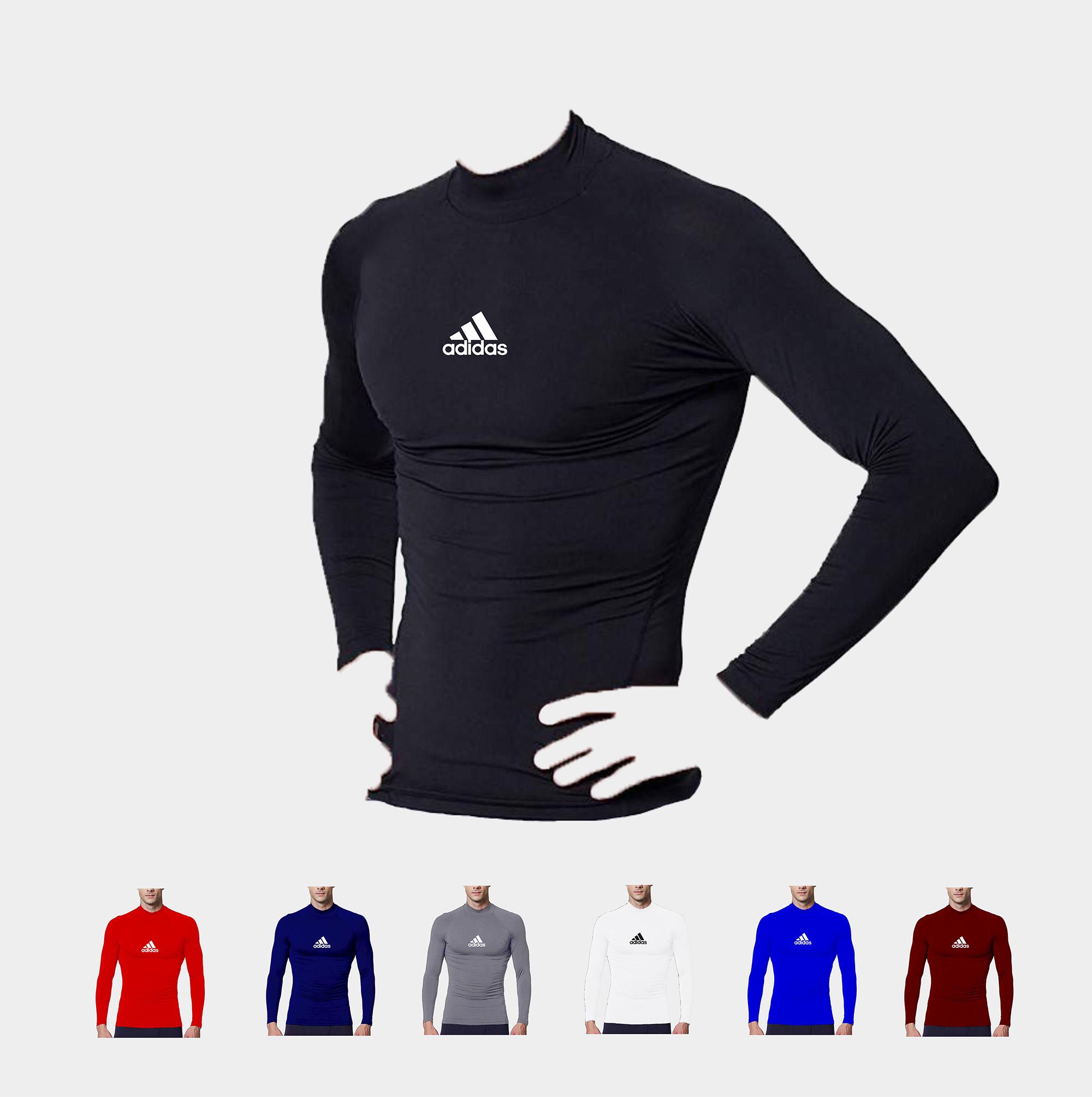 Men's Baselayer Shirt Alpha Skin Sport Long-Sleeved Workout Top Tee Pregame Fitness Tactical Gym Shirts Compression Running TShirt For Men Base Top One Size Fits All Stretchy Lightweight