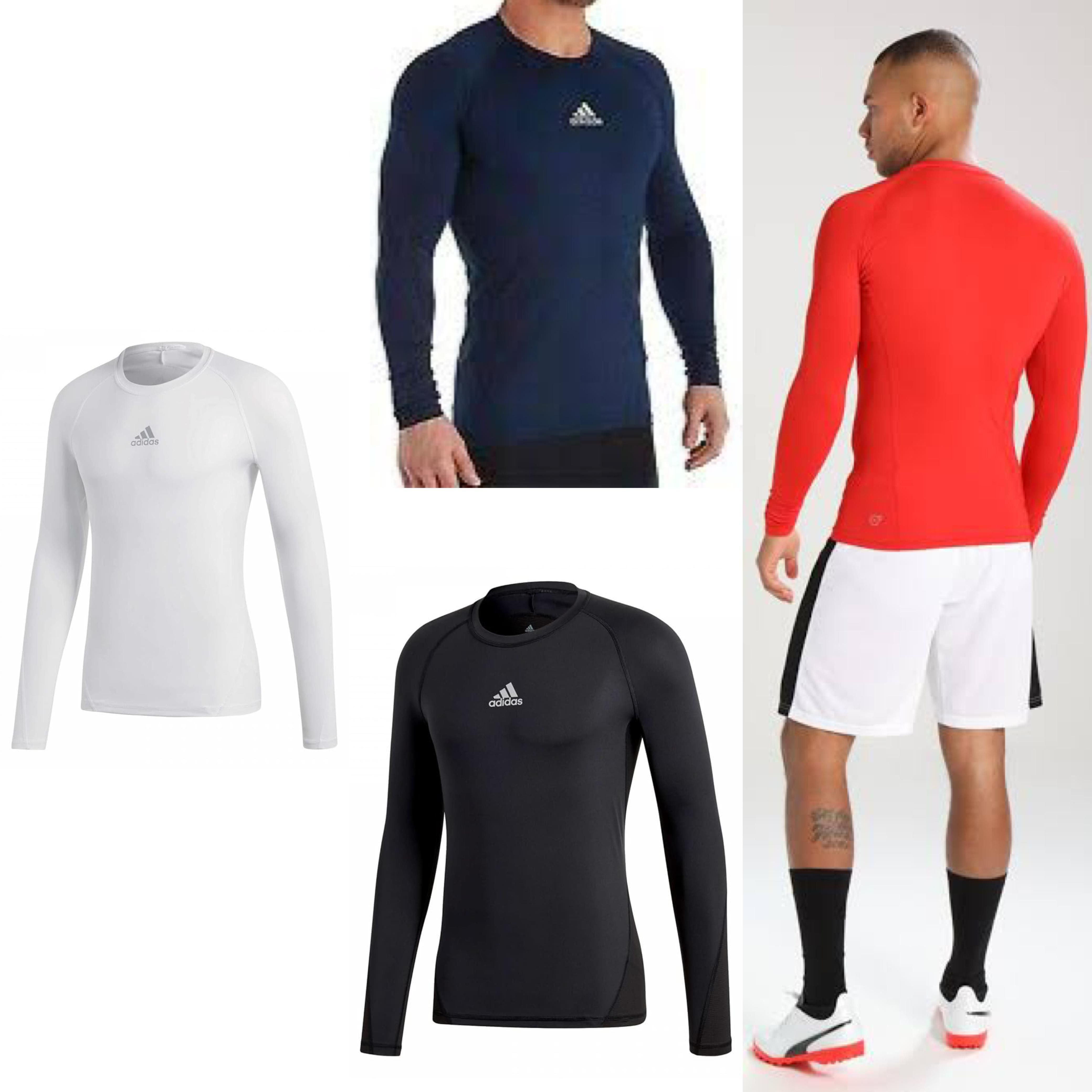 Men's Baselayer Shirt Alpha Skin Sport Long-Sleeved Workout Top Tee Pregame Fitness Tactical Gym Shirts Compression Running TShirt For Men Base Top One Size Fits All Stretchy Lightweight