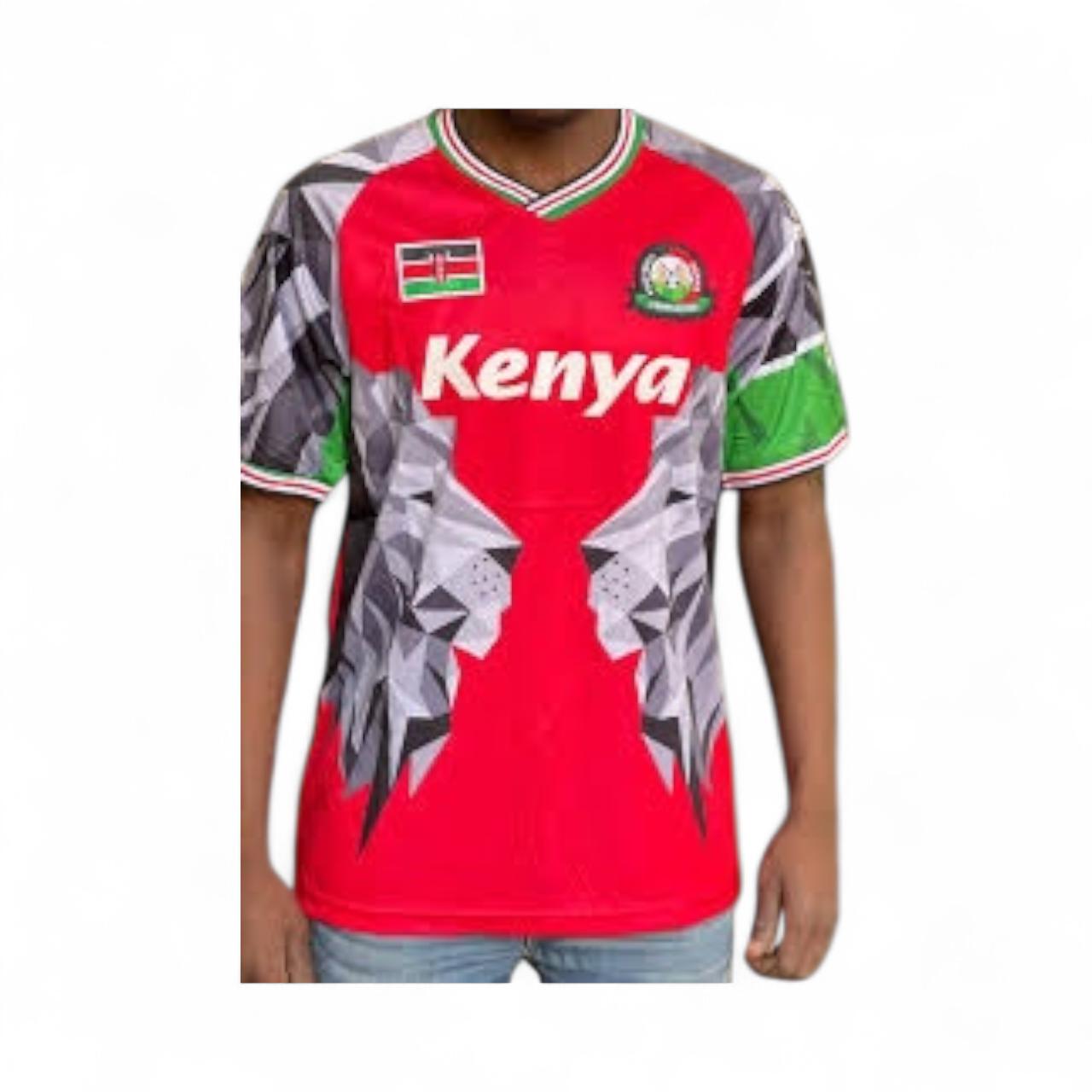 NEW!! OFFER Kenyan Jersey Team Kenya Rugby Jersey Kenyan Flag Football Futaa Soka Match Kenya Tshirt Weekend Daywear Gym Gameday Streetwear Airport Road Aesthetics Chill Travel Errand Red Kenya Tshirt
