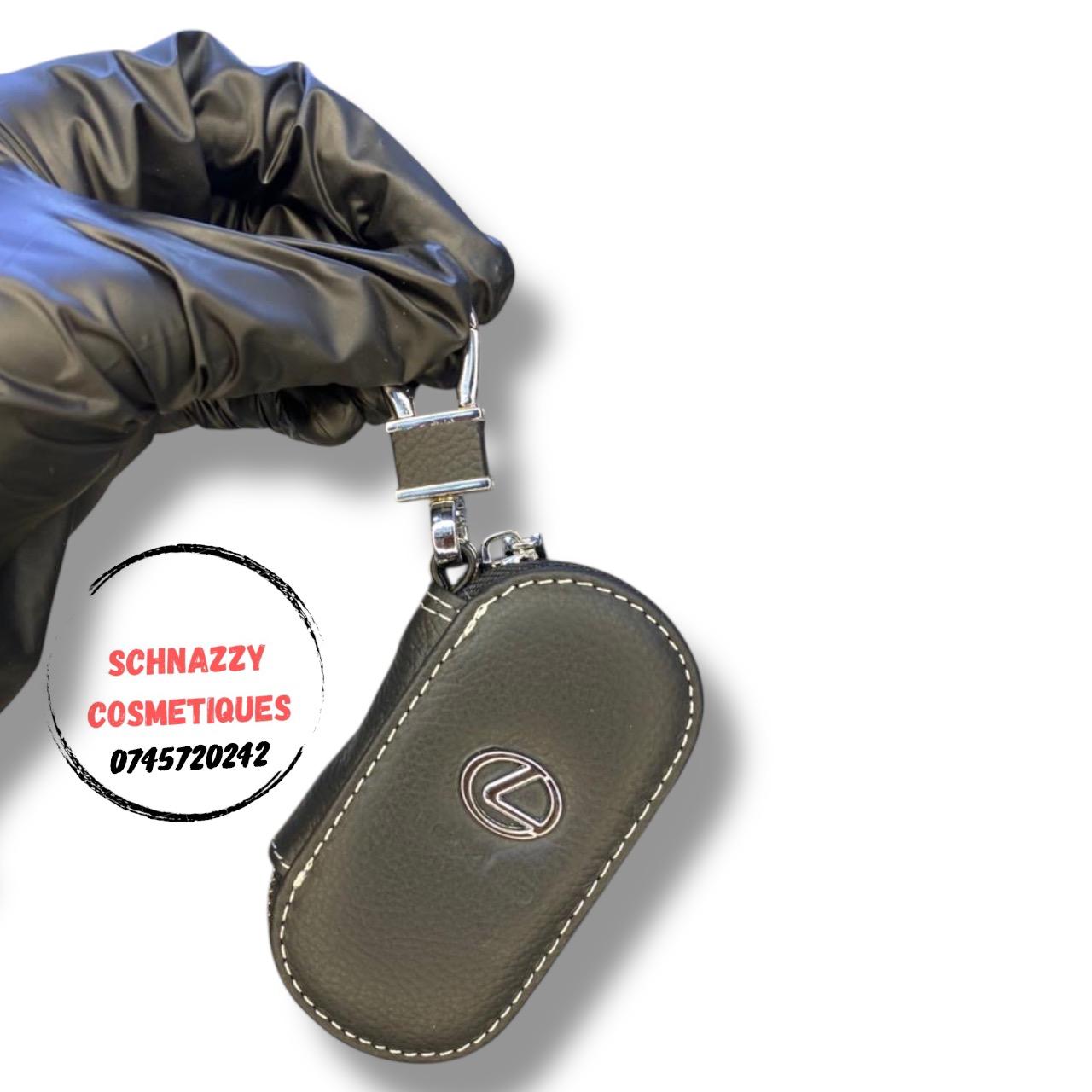 Multifunction Car Key Protector Pouch PU Leather Cover Safely Protect From Dilapidation Scratch Damage Loss Car Keyholder Keychain Bag Key Case Fits IDs Small Snugly Compact Fits Bag Back Pocket