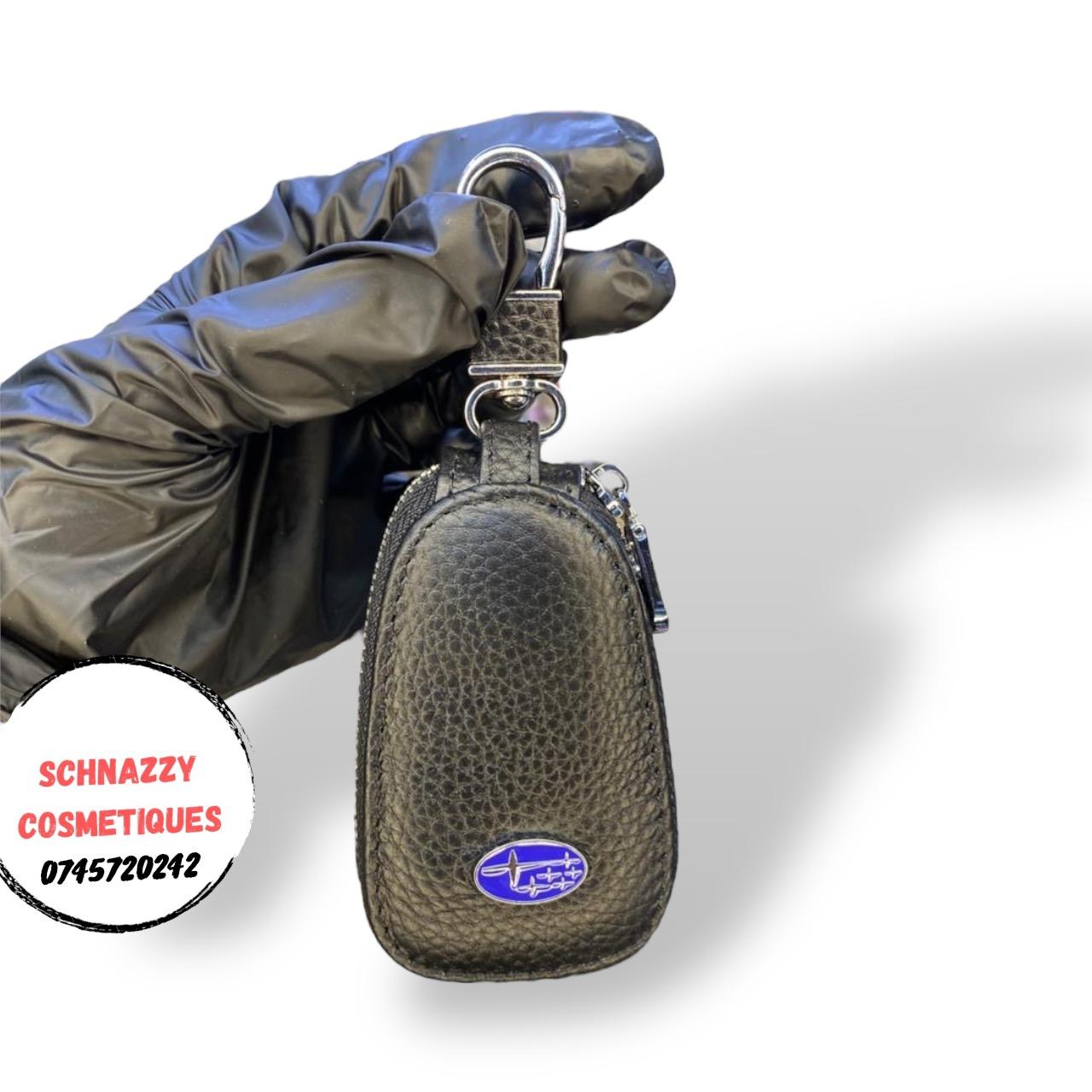 Multifunction Car Key Protector Pouch PU Leather Cover Safely Protect From Dilapidation Scratch Damage Loss Car Keyholder Keychain Bag Key Case Fits IDs Small Snugly Compact Fits Bag Back Pocket