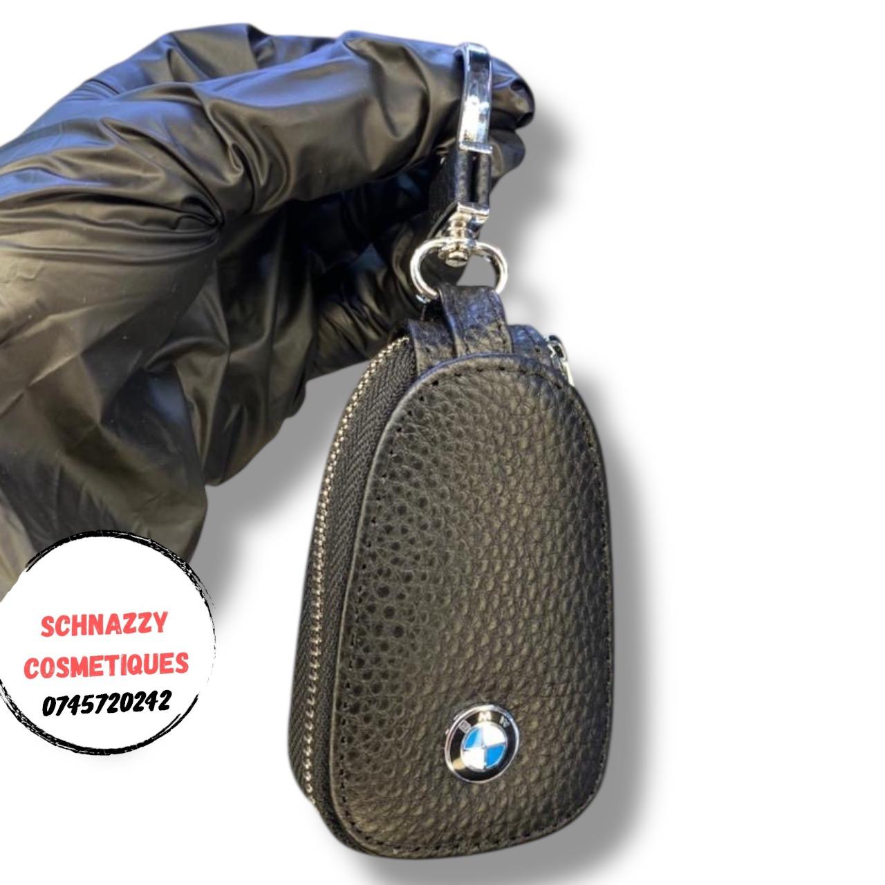 Multifunction Car Key Protector Pouch PU Leather Cover Safely Protect From Dilapidation Scratch Damage Loss Car Keyholder Keychain Bag Key Case Fits IDs Small Snugly Compact Fits Bag Back Pocket