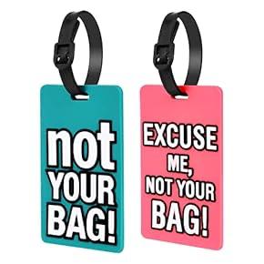 Personality Fun Unique Luggage Tag Travel Baggage Gym Backpacks Schoolbag Tag Suitcase Identify Labels