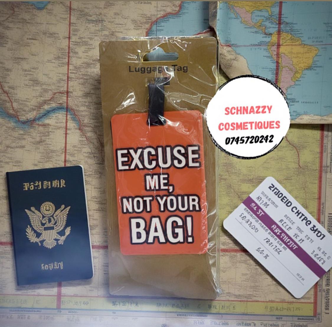 Personality Fun Unique Luggage Tag Travel Baggage Gym Backpacks Schoolbag Tag Suitcase Identify Labels