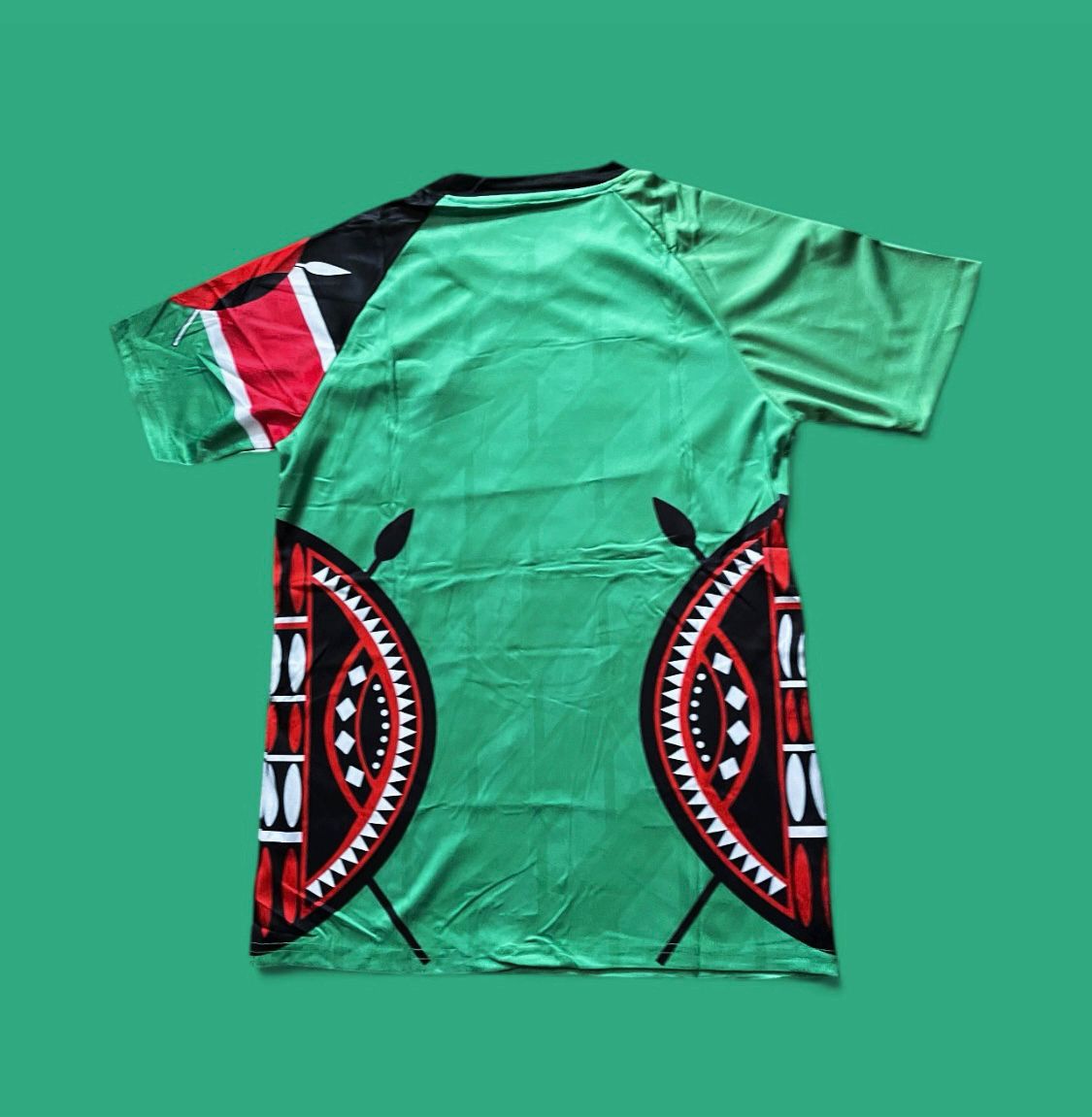NEW Roundneck Kenyan Jersey Team Kenya Jersey Kenyan Flag Soccer Soka Football Futaa Match Kenya Tshirt Weekend Daywear Gym Fitness Gameday Streetwear Airport Aesthetics Chill Travel Errands