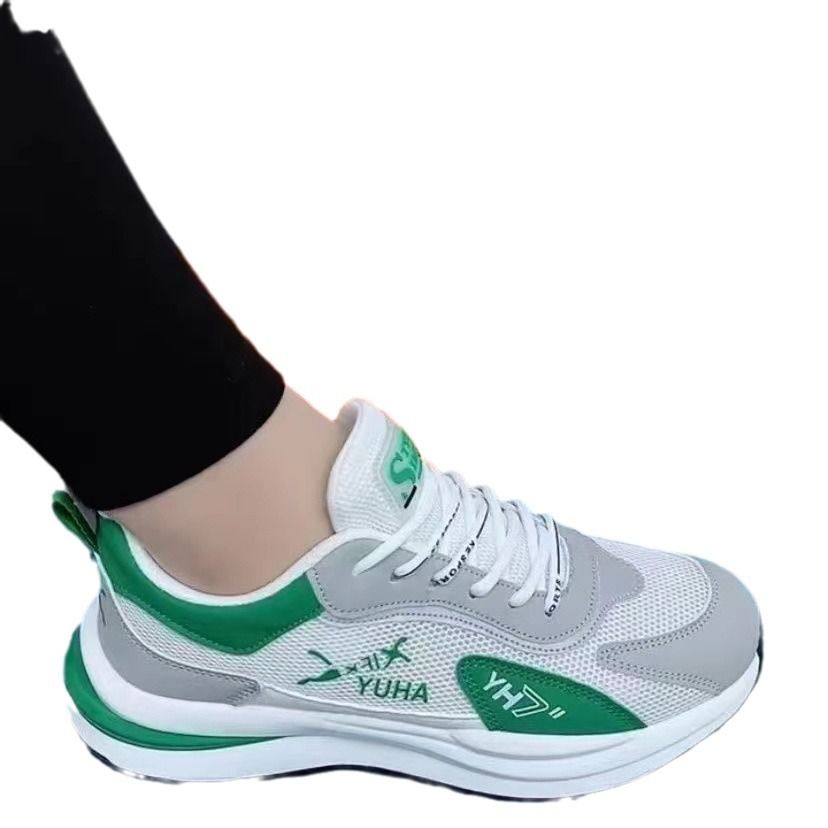 (Fast delivery within 2-6 days) Women's Breathable Mesh Casual Sneakers Lace-Up Running Shoes for Daily Sports & Gym, Comfortable Lightweight Design women shoes women sneaker shoes(FBK delivery 2-6 )