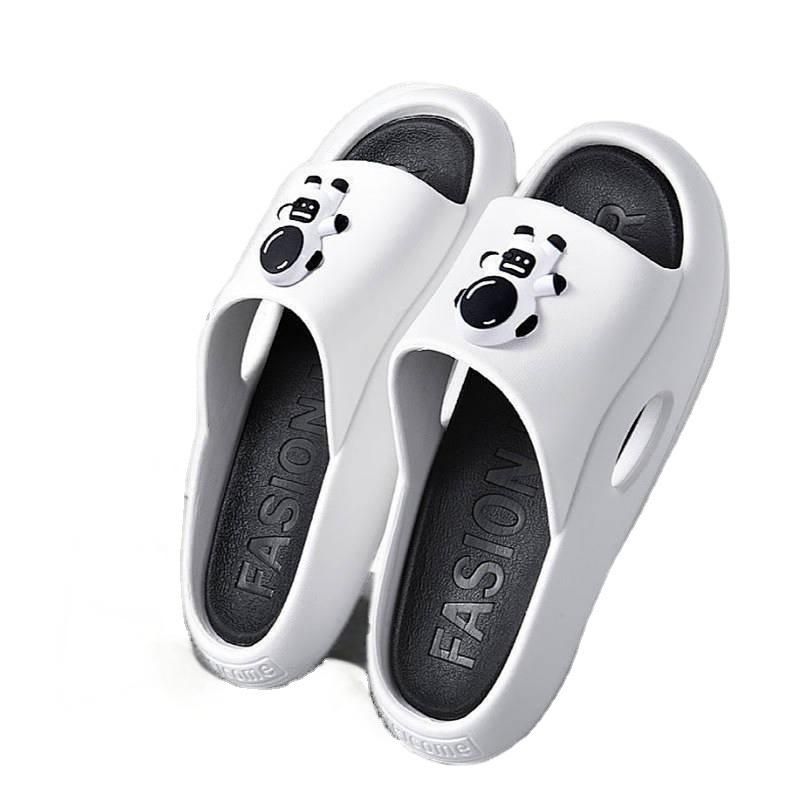 Men's Quick-Dry Bathroom Sandals - Non-Slip Anti-Skid Shower Slippers with Thick Soft Sole, Summer Indoor-Outdoor Unisex Slides for Couple & Home Use(Runs Small - Size Up 1)(FBK )(discount)