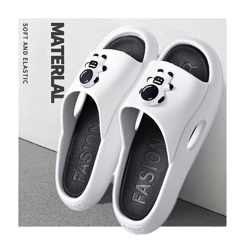 Men's Quick-Dry Bathroom Sandals - Non-Slip Anti-Skid Shower Slippers with Thick Soft Sole, Summer Indoor-Outdoor Unisex Slides for Couple & Home Use(Runs Small - Size Up 1)(FBK )(discount)