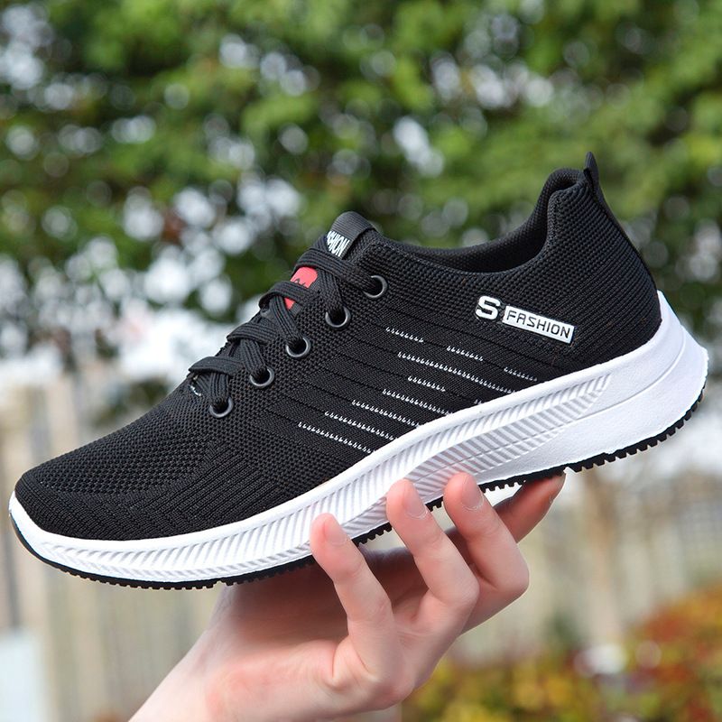 Men's All-Weather Outdoor Running Sneakers - Anti-Slip Breathable Mesh Sports Shoes with Durable Sole for Daily Use, Gym & Kenya Rainy/Dry Seasons (FBK-Delivery 2-6 days)