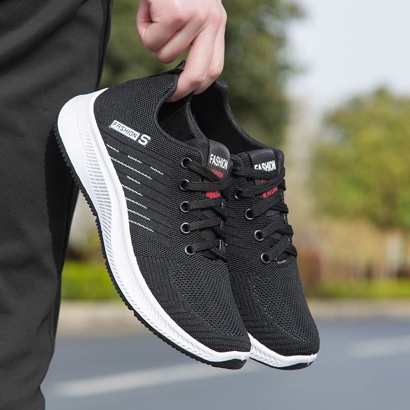 Men's All-Weather Outdoor Running Sneakers - Anti-Slip Breathable Mesh Sports Shoes with Durable Sole for Daily Use, Gym & Kenya Rainy/Dry Seasons (FBK-Delivery 2-6 days)