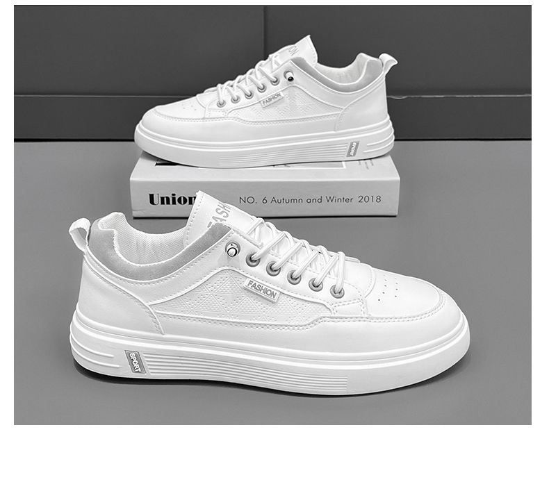 Hot Youth Men's Casual Sports Sneakers Man - Trendy Breathable Mesh Shoes Viatu vya Kiume with Non-Slip & Wear-Resistant Rubber Sole & Lace-Up for Versatile Street Fashion