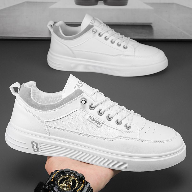 Hot Youth Men's Casual Sports Sneakers Man - Trendy Breathable Mesh Shoes Viatu vya Kiume with Non-Slip & Wear-Resistant Rubber Sole & Lace-Up for Versatile Street Fashion