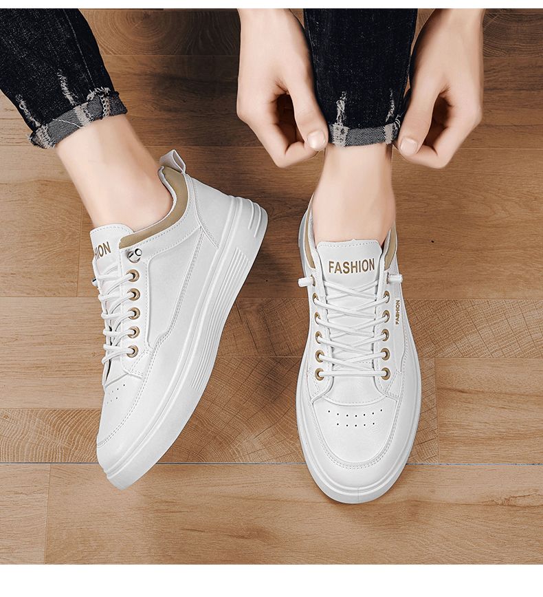 Hot Youth Men's Casual Sports Sneakers Man - Trendy Breathable Mesh Shoes Viatu vya Kiume with Non-Slip & Wear-Resistant Rubber Sole & Lace-Up for Versatile Street Fashion