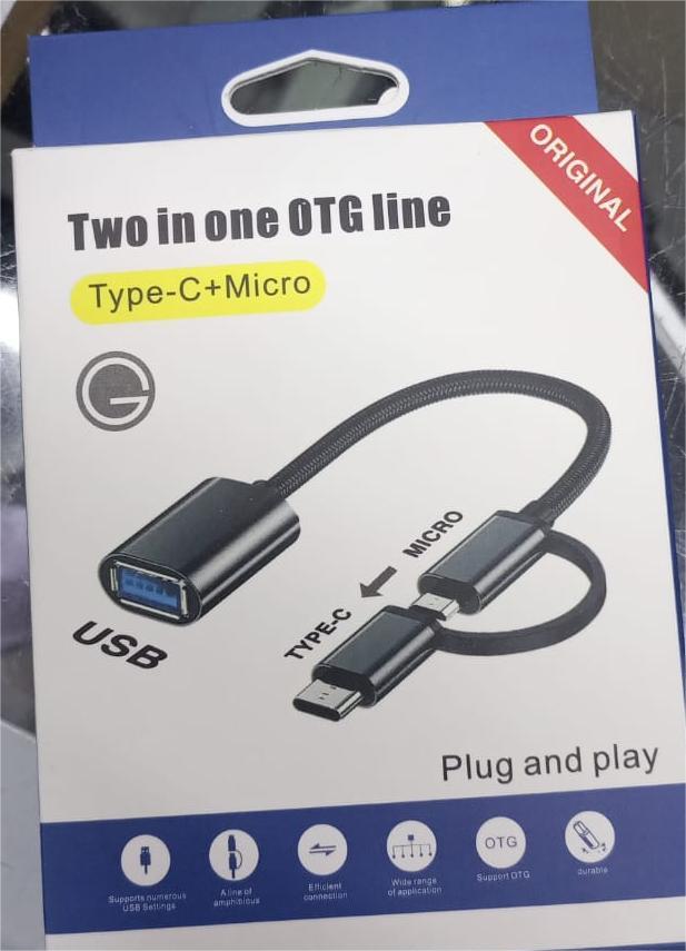 2 In 1 USB 3.0 OTG Adapter Cable Type-C
