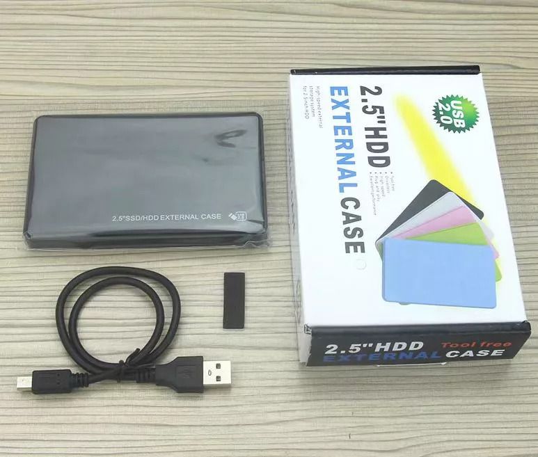 2.5" 2.0 SATA Laptop hard disk Case