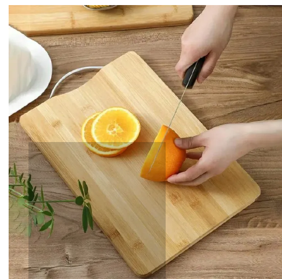 Bamboo Chopping Board with Handle – Premium Wooden Cutting Board 🔥🔥