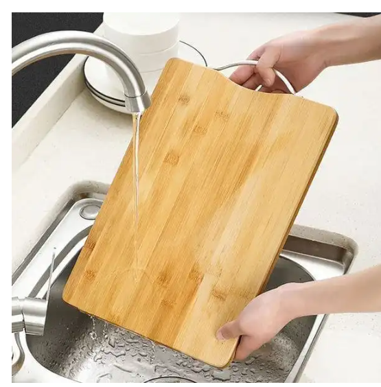 Bamboo Chopping Board with Handle – Premium Wooden Cutting Board 🔥🔥