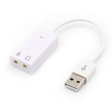 USB 7.1 Channel External Sound Card  Audio Adapter Cable